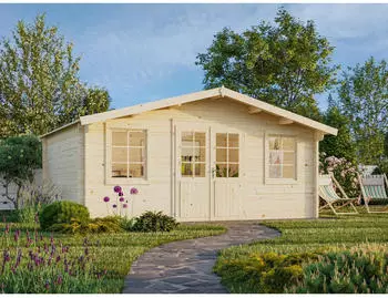 Palmako Klara 17,0 m² FSC Mix 70 % 28 mm hellgrau/anthrazit