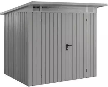 Hörmann EcoStar EuroLine EPD mit Pultdach 214 x 166 cm (EPD 4) Doppeltür Graualuminium (RAL 9007)