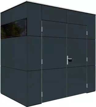 Bertilo Gartenhaus HPL Mini 6 mm anthrazit