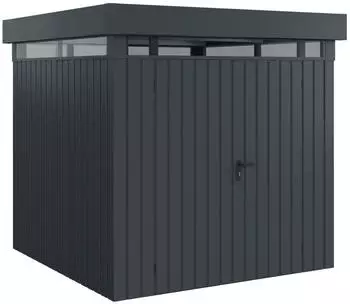 Hörmann EcoStar EuroLine EFD mit Flachdach 214 x 214 cm (EFD 5) mit Lichtband Anthrazitgrau (RAL 7016)