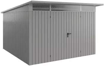 Hörmann EcoStar EuroLine EPD mit Pultdach 310 x 310 cm (EPD 14) Doppeltür Graualuminium (RAL 9007)
