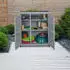Relaxdays 86.5x97x47 Werkzeugschrank grau
