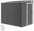 Outsunny Metall Geräteschuppen 2,81m² 154x206,5x181 cm Pultdach