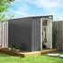 Outsunny Metall Geräteschuppen 2,81m² 154x206,5x181 cm Pultdach