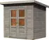 Karibu Eco Gartenhaus Merseburg 3 14mm-212 x 154cm vorvergraut (naturgrau)
