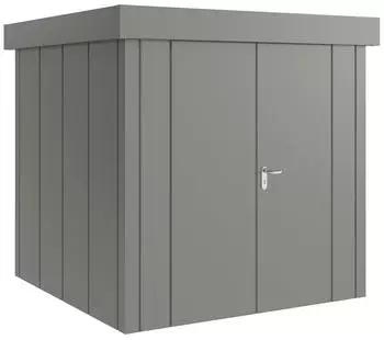 H&ouml;rmann Juno JFD mit Flachdach 214 x 214 cm (JFD 5) Doppelt&uuml;r Graualuminium (RAL 9007)