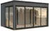 Palmako Gartenhaus Serena 12,6 m² Set 1 Slide 44 mm dunkelgrau lackiert