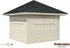 Palmako Marktstand Bianca 8,3 m² Set 106 28 mm Hellbraun tauchgrundiert