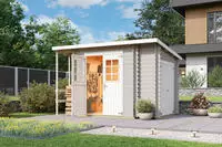Nordic Holz Gartenhaus "Vilano 3" mit 3 getrennten Bereiche