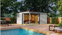 LASITA MAJA Gartenhaus "DOMEO 6 LOGGIA" in verschiedenen Farben, mit...