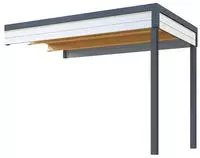 weka Gartenhaus-Anbaudach "f&uuml;r die Gartenh&auml;user der Serie "Batu"" in verschiedenen