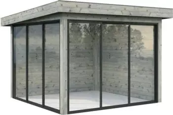 Palmako Connect Lenna 8,3 m&sup2; Set 701 Slide Plus 28 mm grau tauchgrundiert