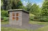 Karibu Eco Gartenhaus Merseburg 4 14mm-212 x 214cm vorvergraut (naturgrau)