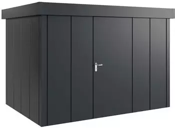 H&ouml;rmann Juno JFD mit Flachdach 310 x 214 cm (JFD 12) Einzelt&uuml;r T&uuml;ranschlag rechts Anthrazitgrau (RAL 7016)