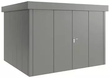 H&ouml;rmann Juno JFD mit Flachdach 310 x 262 cm (JFD 13) Doppelt&uuml;r Graualuminium (RAL 9007)