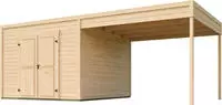 weka Gartenhaus "Batu 3 mit Anbau"