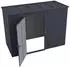 Weka Metall-Gerätehaus Gary Gr. 7 (286 x 136 cm) anthrazit (RAL 7016)