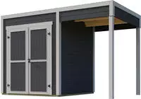 weka Gartenhaus "Batu 1 mit Anbau"