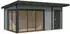 Palmako Gartenhaus Andrea 15,2 m² Slide 44 mm hellgrau/anthrazit lackiert