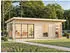 Palmako Gartenhaus Andrea 21,1 m² Slide 44 mm transparent tauchgrundiert