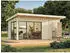 Palmako Gartenhaus Andrea 15,2 m² Slide Plus 44 mm naturbelassen