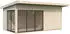 Palmako Gartenhaus Andrea 15,2 m² Slide Plus 44 mm naturbelassen