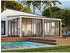 Palmako Glashaus Lumi 23,3 m² - (Wintergartenanbau) Slide Plus grau tauchgrundiert