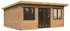Palmako Gartenhaus Lisandra 19,4 m² 44 mm hellbraun tauchgrundiert