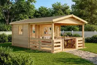 Alpholz Gartenhaus Lappland B Gartenhaus Aus Holz, Holzhaus Mit 34 Mm...