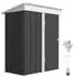 Outsunny Metall Geräteschuppen 1,36m² 161 x 95 x 181cm Pultdach