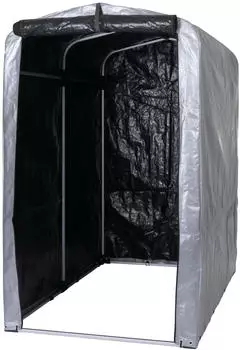 Mendler HWC-N61 Ger&auml;tehaus Alu 201x121x201cm silber (107451)