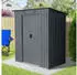 GARDEN 'N' MORE Pultdachhaus Basic Plus Metall Anthrazitgrau 1,7m² (76349801-0)