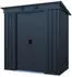 GARDEN 'N' MORE Pultdachhaus Basic Plus Metall Anthrazitgrau 1,7m² (76349801-0)