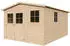 Timbela M336 wooden garden shed with floor 12 m²