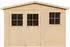 Timbela M336 wooden garden shed with floor 12 m²