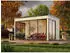 Palmako Gartenhaus Serena 12,6 m² Set 2 Slide 44 mm transparent tauchgrundiert
