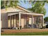 Palmako Glashaus Lumi 16,6 m² Slide naturbelassen