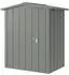 Hörmann Juno JSD1 Metall-Gerätehaus Satteldach 166x118cm Graualuminium (4801145)