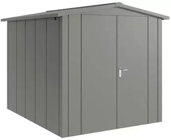 H&ouml;rmann Juno JSD mit Satteldach 214 x 262 cm (JSD 6) Doppelt&uuml;r Graualuminium (RAL 9007)