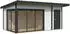 Palmako Gartenhaus Andrea 15,2 m² Slide 44 mm weiß/anthrazit lackiert