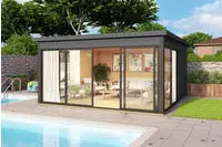 LASITA MAJA Gartenhaus "DOMEO 5" 44 mm Wandst&auml;rke