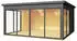 Gouderak Domeo 5 inkl. Fußboden 437,6 x 437,6 cm carbongrau-anthrazit