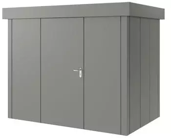 H&ouml;rmann Juno JFD mit Flachdach 262 x 166 cm (JFD 8) Einzelt&uuml;r T&uuml;ranschlag links Graualuminium (RAL 9007)