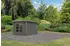 Karibu Pluto 6 B 309 x 292,4 cm Holz Terragrau/Grau