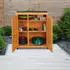 Relaxdays 86.5x97x47 Werkzeugschrank Natur