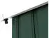 Habitat et Jardin Rosas garden shed with gutter and anchoring kit green 4.07 m²