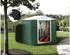 Habitat et Jardin Rosas garden shed with gutter and anchoring kit green 4.07 m²