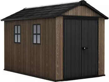 Keter APEX 7,5x11 Walnuss Kunststoff abschließbar