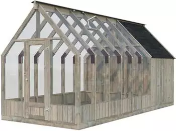 Palmako Emilia 8,2+4,0 m² Gerätehaus mit Gewächshaus