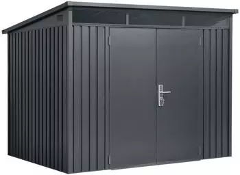 osoltus Premium Metall Ger&auml;tehaus Skylight 8 m&sup2; 280 x 300 cm